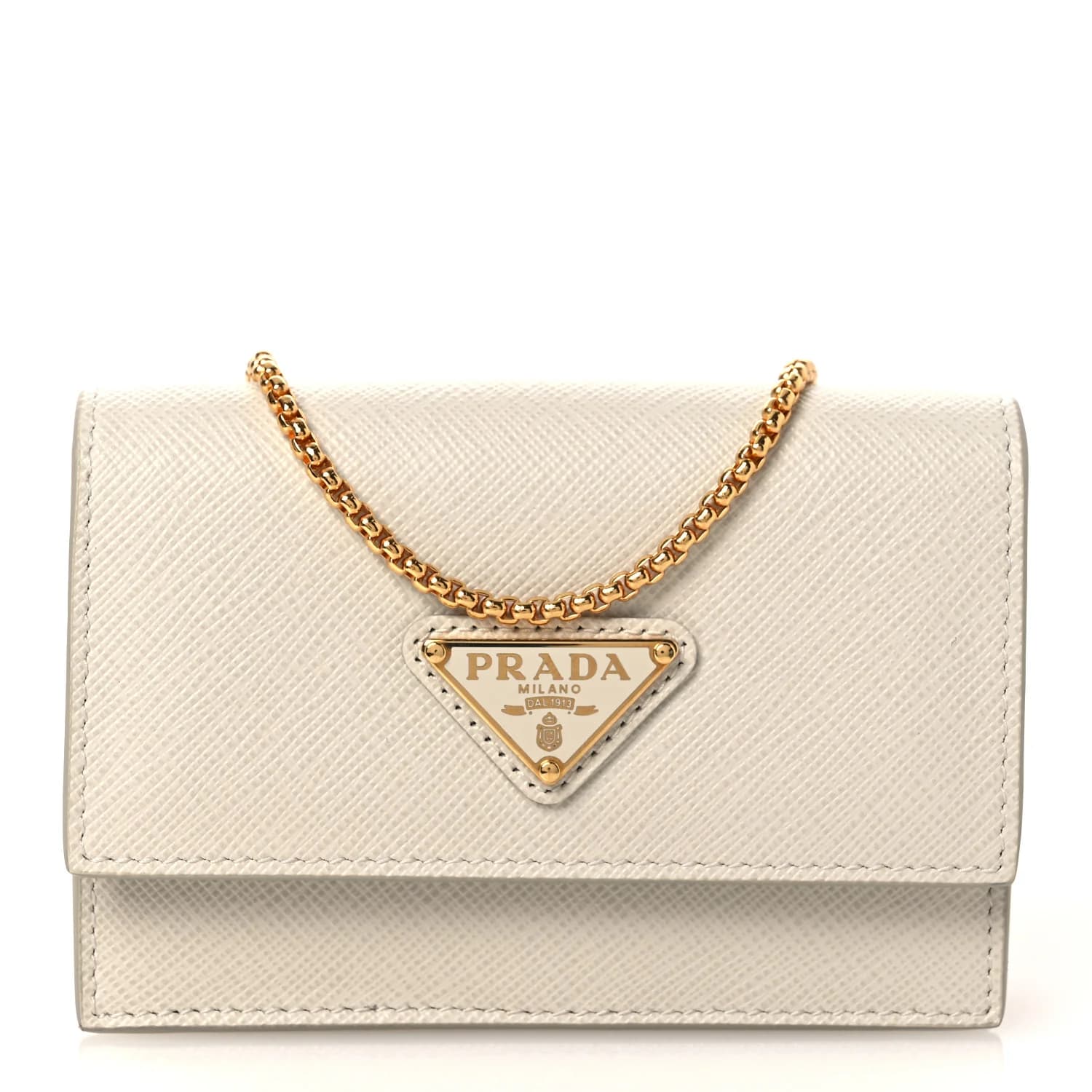 Prada Saffiano Leather Card Holder
